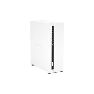 QNAP TS-133 (4 nuclee 1,8 GHz + NPU, 2 GB RAM DDR4, 1x SATA, 1x GbE, 1x USB 2.0, 1x USB 3.2) TS-133