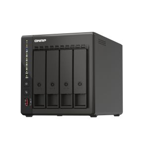 QNAP TS-453E-8G (4 nuclee 2,6 GHz, 8 GB RAM, 4 x SATA, 2 x slot M.2 NVM, 2 x HDMI 4K, 2 x 2,5 GbE, 4 x USB) TS-453E-8G