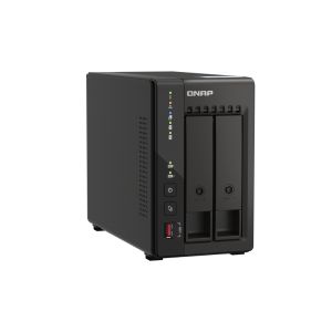 QNAP TS-253E-8G (4 nuclee 2,6 GHz, 8 GB RAM, 2 x SATA, 2 x slot M.2 NVM, 2 x HDMI 4K, 2 x 2,5 GbE, 4 x USB) TS-253E-8G