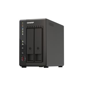 QNAP TS-253E-8G (4 nuclee 2,6 GHz, 8 GB RAM, 2 x SATA, 2 x slot M.2 NVM, 2 x HDMI 4K, 2 x 2,5 GbE, 4 x USB) TS-253E-8G