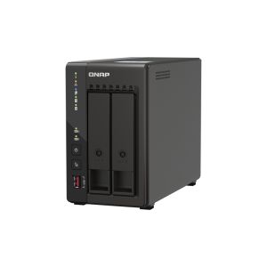 QNAP TS-253E-8G (4 nuclee 2,6 GHz, 8 GB RAM, 2 x SATA, 2 x slot M.2 NVM, 2 x HDMI 4K, 2 x 2,5 GbE, 4 x USB) TS-253E-8G