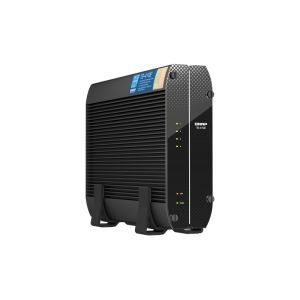 QNAP TS-410E-8G (4 nuclee 2,6 GHz, 8 GB RAM, 4 x 2,5" SATA, 2 x 2,5 GbE, 4 x USB 3.2, 1 x 4K HDMI, fără ventilator) TS-410E-8G