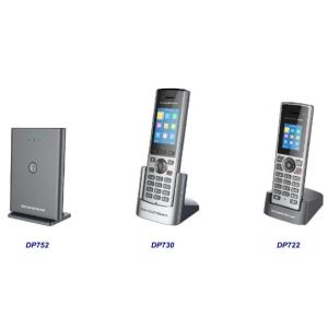 Telefon IP Grandstream DP730, afișaj cu bară de 2,4 inchi, conturi 2SIP, video, BT, Micro USB, HAC, DP730