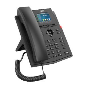 Telefon SIP Fanvil X303G, bar.disp. 2,4", 4SIP, dual Gbit, PoE X303G