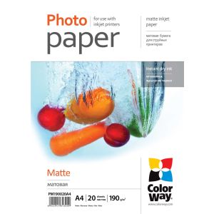 Fotopapier - A4 / 190g - matný, 20 ks v balení