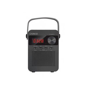 Radio FM CARNEO F90, difuzor BT, negru/lemn 8588007861890