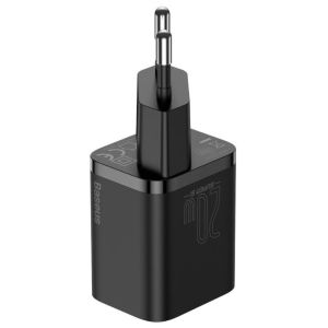 Încărcător rapid Baseus CCSUP-B01 Super Si USB-C 20W Negru 6953156229990