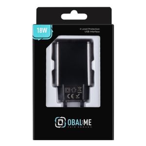 AMBALARE: ME Travel Charger USB-A 18W Negru 8596311218811