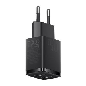 Încărcător de rețea Baseus Compact 2xUSB 10.5W negru 6932172606909