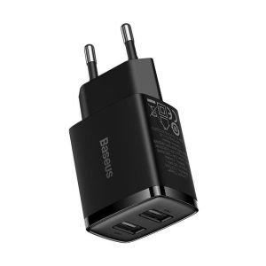 Încărcător de rețea Baseus Compact 2xUSB 10.5W negru 6932172606909