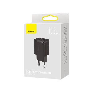 Încărcător de rețea Baseus Compact 2xUSB 10.5W negru 6932172606909