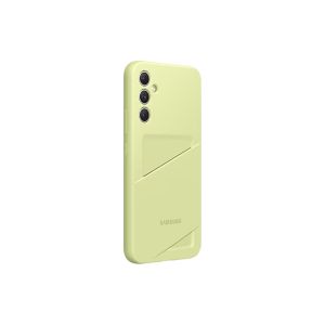 Husa din spate Samsung cu buzunar pentru card pentru Samsung Galaxy A34 Lime EF-OA346TGEGWW