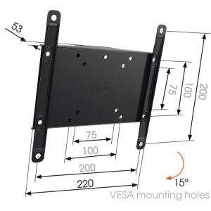 MA2010 Suport de perete LCD Vogel&#39;s, 19-40", înclinare MA 2010