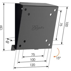 Suport de perete LCD Vogel&#39;s MA1010, 17-26", înclinare MA 1010