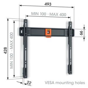 Vogel&#39;s TVM 1403, suport TV fix pentru ecrane 32-77", 50 kg TVM 1403