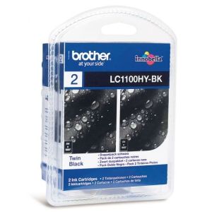 Cartuş Brother LC1100HY BKBP2, pachet de două, negru (black), original