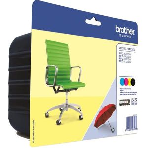 Cartuş Brother LC229XL VALBP, CMYK, pachet de patru, multipack, original