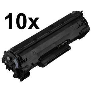 Toner Canon 728, CRG-728, pachet de zece, negru (black), alternativ