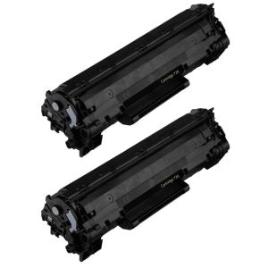 Toner Canon 726, CRG-726, pachet de două, negru (black), alternativ