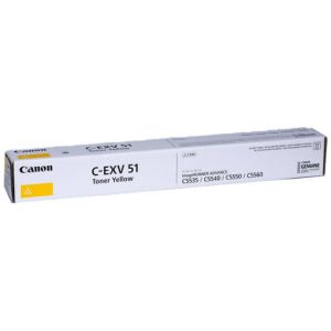 Toner Canon C-EXV51 HY, 0484C002, galben (yellow), original