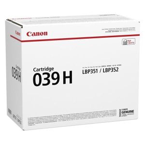 Toner Canon 039H, CRG-039H, 0288C001, negru (black), original