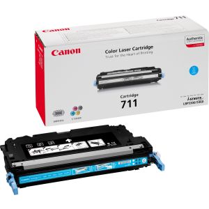 Toner Canon 711, CRG-711, azuriu (cyan), original