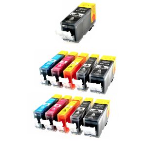 Cartuş 2 x Canon CLI-521 CMYK, PGI-520 + PGI-520 GRATUIT, multipack, alternativ