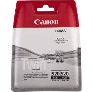 Cartuş Canon PGI-520PGBK, pachet de două, negru (black), original