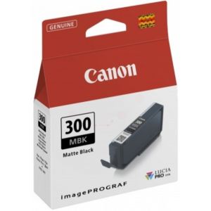 Cartuş Canon PFI-300MBK, 4192C001, negru mat (matte black), original