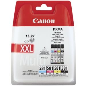 Cartuş Canon CLI-581 XXL CMYK, pachet de patru, multipack, original