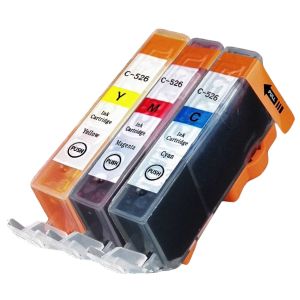 Cartuş Canon CLI-526, CMY, pachet de trei, multipack, alternativ