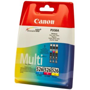 Cartuş Canon CLI-526, CMY, pachet de trei, multipack, original