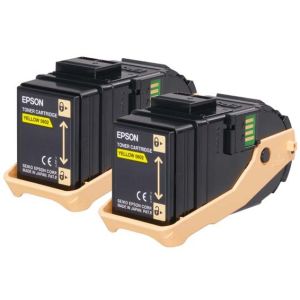 Toner Epson C13S050606 (C9300), pachet de două, galben (yellow), original