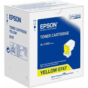 Toner Epson C13S050747 (AL-C300), galben (yellow), original