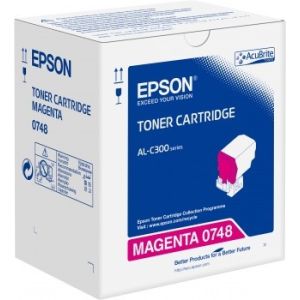 Toner Epson C13S050748 (AL-C300), purpuriu (magenta), original