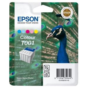 Cartuş Epson T001, negru (black), original