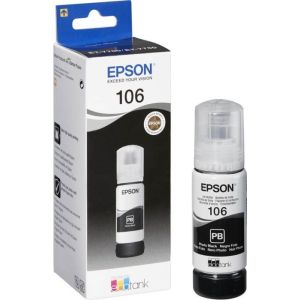 Cartuş Epson 106, C13T00R140, negru (black), original