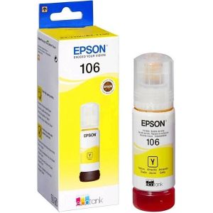 Cartuş Epson 106, C13T00R440, galben (yellow), original