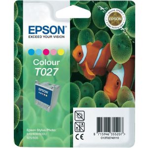 Cartuş Epson T027, color (tricolor), original