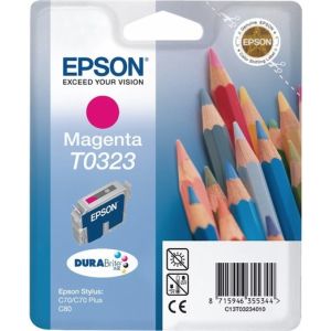 Cartuş Epson T0323, purpuriu (magenta), original