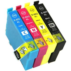 Cartuş Epson 603 XL, C13T03A64010, CMYK, pachet de patru, multipack, alternativ