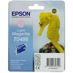 Cartuş Epson T0486, purpuriu deschis (light magenta), original