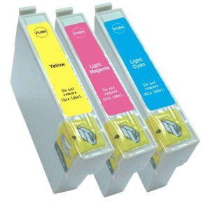 Cartuş Epson T048B, Y + LC + LM, pachet de trei, multipack, alternativ