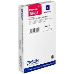 Cartuş Epson T04B3 XL, C13T04B340, purpuriu (magenta), original