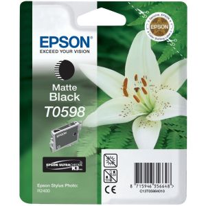 Cartuş Epson T0598, negru mat (matte black), original