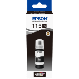 Cartuş Epson 115, T07D1, C13T07D14A, foto neagră (photo black), original