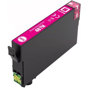 Cartuş Epson 407, T07U3, C13T07U340, purpuriu (magenta), alternativ