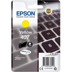 Cartuş Epson 407, T07U4, C13T07U440, galben (yellow), original