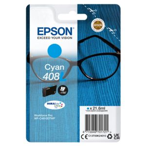 Cartuş Epson 408L, C13T09K24010, T09K240, azuriu (cyan), original