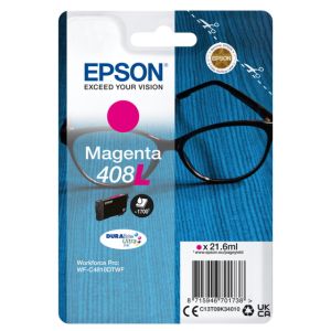 Cartuş Epson 408L, C13T09K34010, T09K340, purpuriu (magenta), original